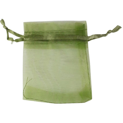 Organza Crystal Storage Bag - 7 x 8 cm - Green - TK Emporium