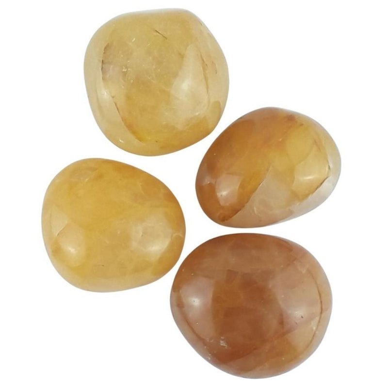 Golden Healer Quartz Small Polished Crystal Pebbles from Brazil