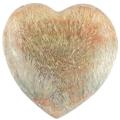 Celestobarite Crystal Heart from UK, Multi Colour Gemstone Heart
