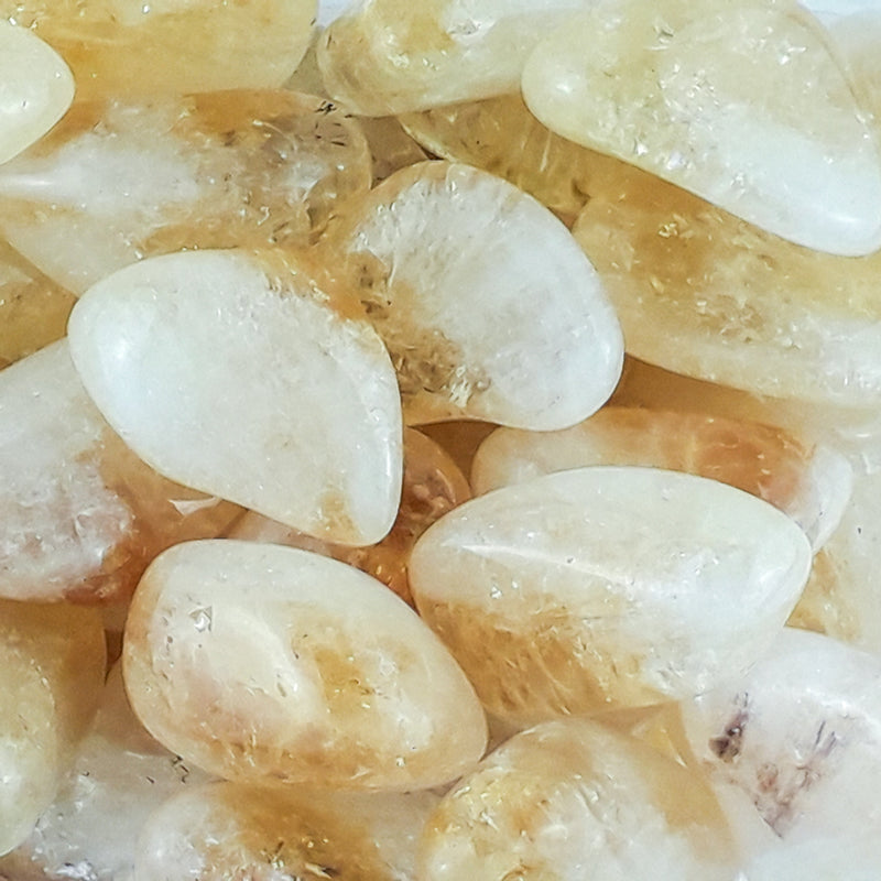 Citrine Crystal Polished Tumblestones from Brazil - Choice of Sizes