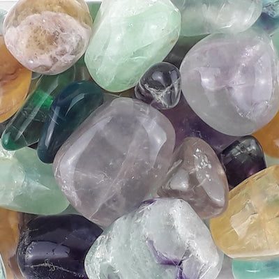 Fluorite Crystal Tumblestones from Mexico - Choice of Sizes