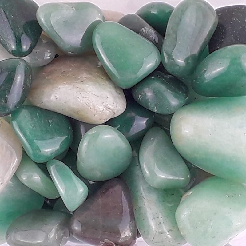 Green Aventurine Polished Crystal Tumblestones from Brazil