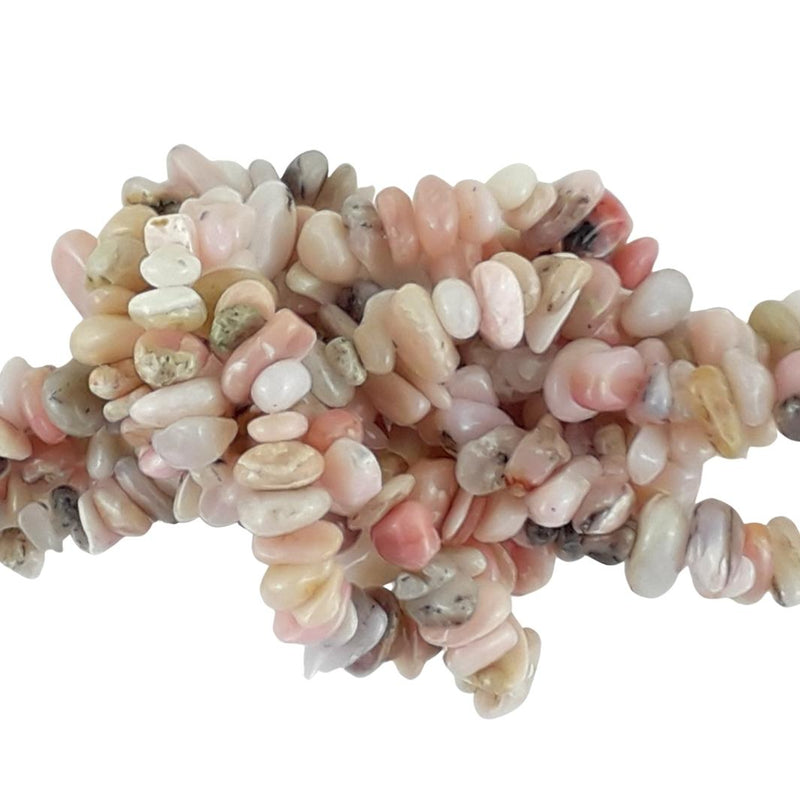 Pink Opal A Grade Gemstone Bead Chips - Full Strand / Bag of 50 Pieces