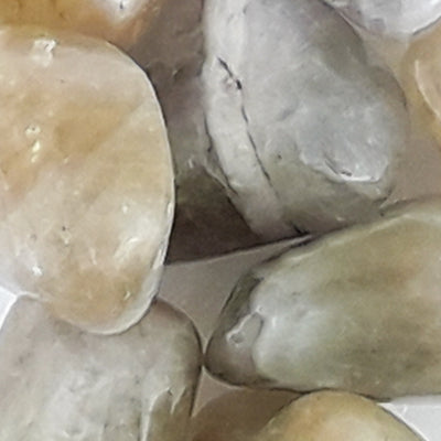 Prasiolite Green Crystal Tumblestones from Brazil - Choice of Sizes