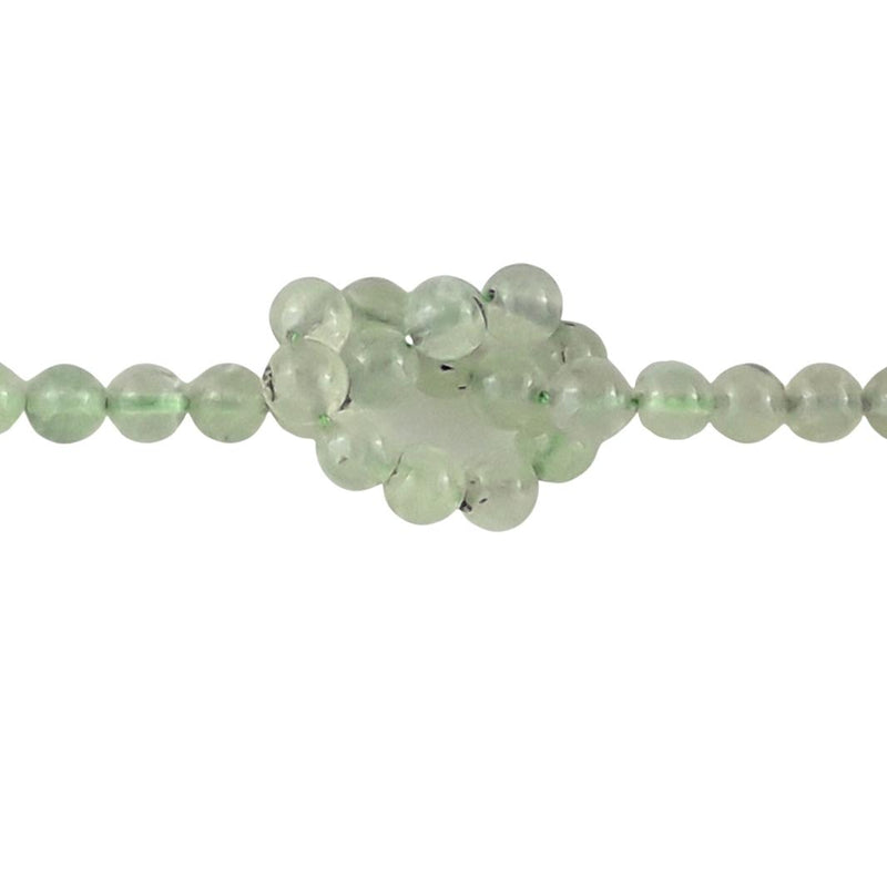 Prehnite Green A Grade Round 6 mm Gemstone Beads with 1mm Hole
