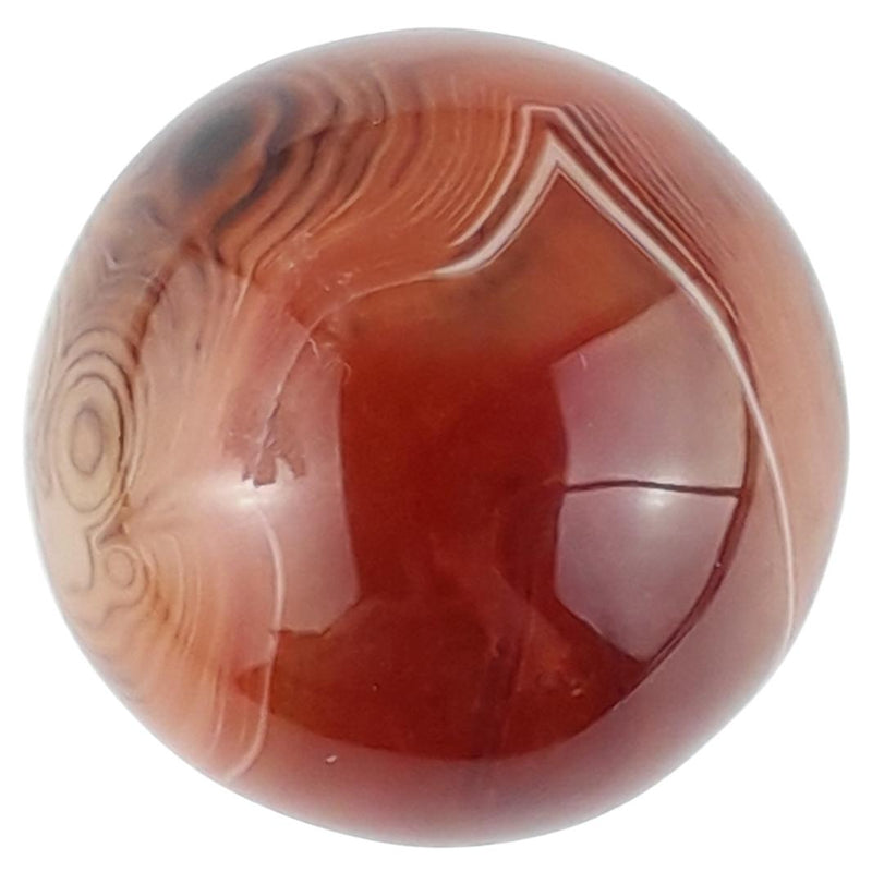 Red Agate 3.9 cm Crystal Ball / Sphere / Orb from Madagascar