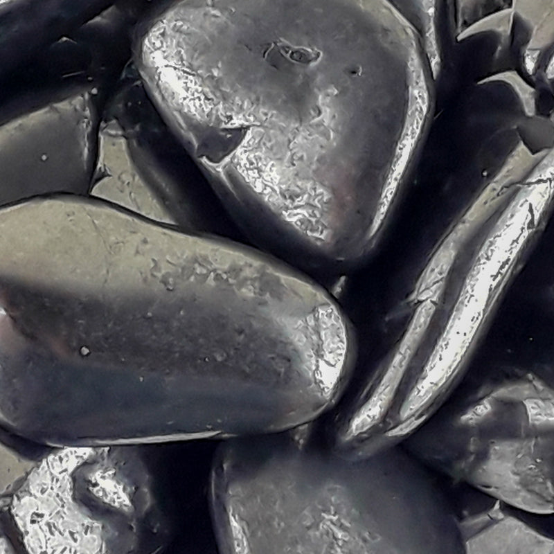 Shungite Black Crystal Tumblestones from Russia - Choice of Sizes