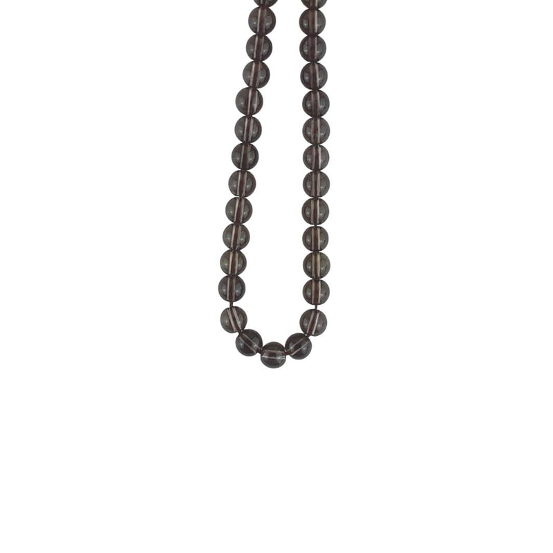 Smoky Quartz Brown A Grade Round 6 mm Gemstone Beads, 1 mm Hole