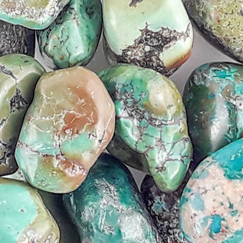 Turquoise Medium Size Genuine Crystal Tumblestones from Mexico