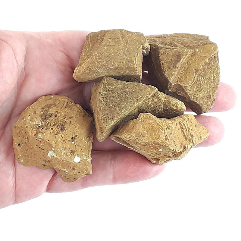 Yellow Jasper Raw, Rough, Natural Crystal Stones from South Africa