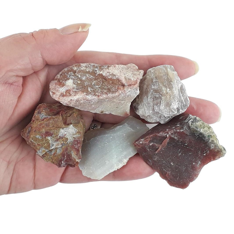 Agate Rough, Raw, Natural Crystal Stones from Brazil - Choice of Sizes - TK Emporium