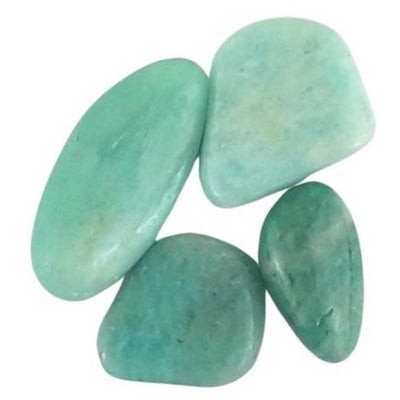 Amazonite Blue/Green Crystal Tumblestones from Brazil - Choice of Size - TK Emporium