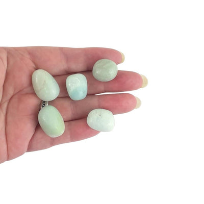 Amazonite Blue/Green Crystal Tumblestones from Brazil - Choice of Size - TK Emporium