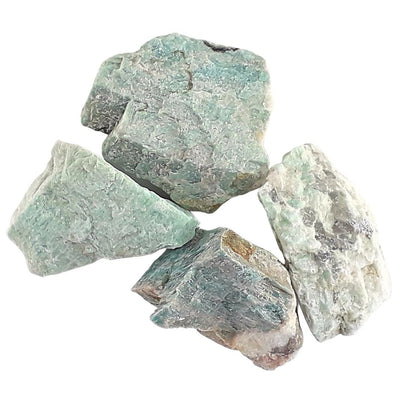 Amazonite Raw, Rough Crystal Stones from Brazil - Choice of Sizes - TK Emporium
