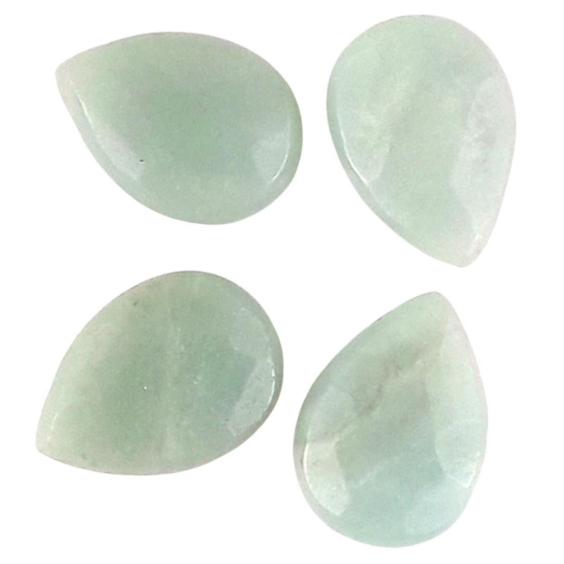Amazonite Small 18 x 13 mm Faceted Teardrop Shape Gemstone Beads - TK Emporium