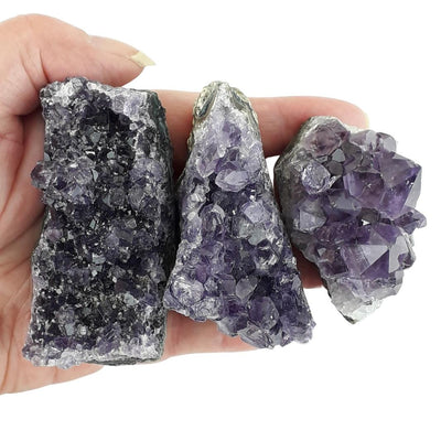Amethyst Rough Crystal Cluster from Uruguay/Brazil - Choice of Sizes - TK Emporium