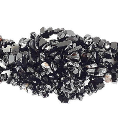 Black Banded Agate A Grade Gemstone Bead Chips, 50 Pieces/Full Strand - TK Emporium
