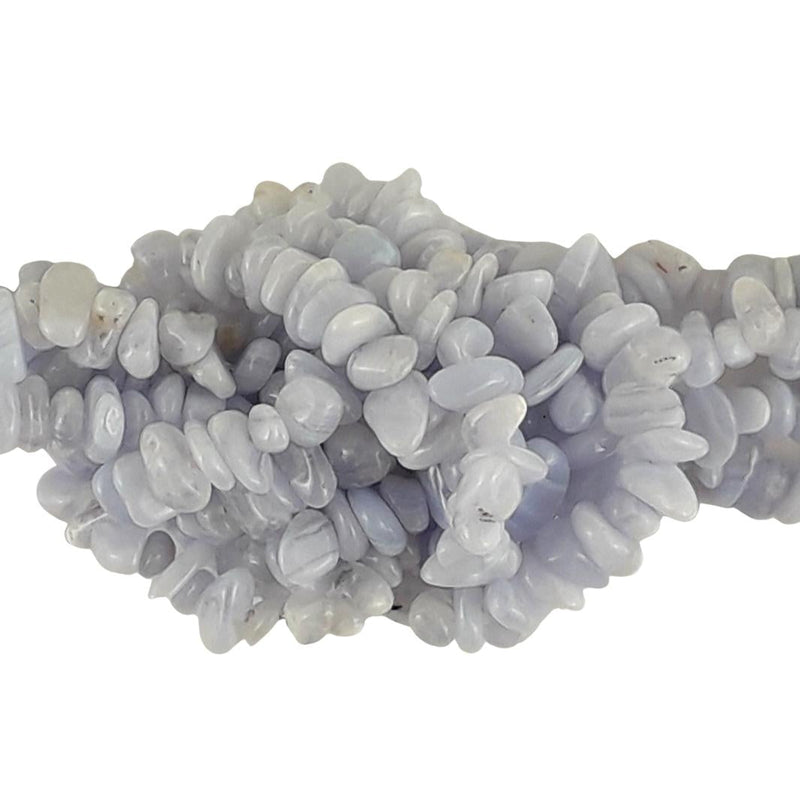 Blue Lace Agate Bead Chips - A Grade - TK Emporium