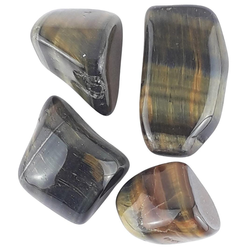 Blue Tigers Eye Crystal Polished Tumblestones from South Africa - TK Emporium