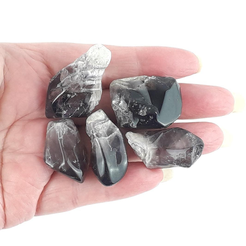 Chevron Amethyst Polished Crystal Points from Brazil - Choice of Sizes - TK Emporium