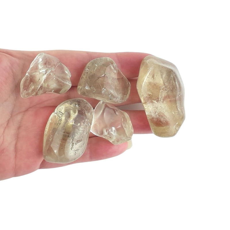 Citrine (Natural) Crystal Tumblestones from Brazil - Choice of Sizes - TK Emporium