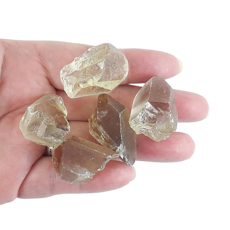 Citrine (Natural) Rough Crystal Stones from Brazil - Choice of Sizes - TK Emporium