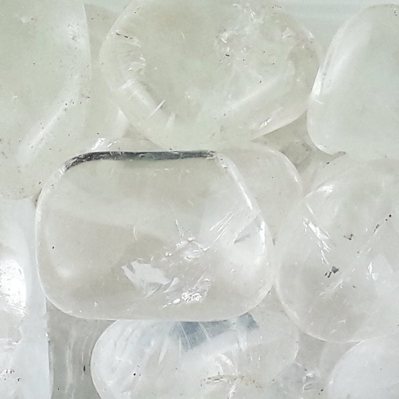 Clear Quartz (Rock Crystal) Tumblestones - TK Emporium