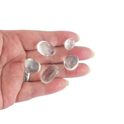 Clear Quartz (Rock Crystal) Tumblestones - A Grade - TK Emporium