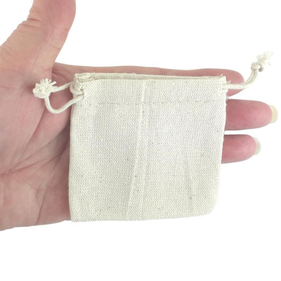 Cloth Drawstring Storage Bag for Crystals, Small Fabric Gift Pouch - TK Emporium