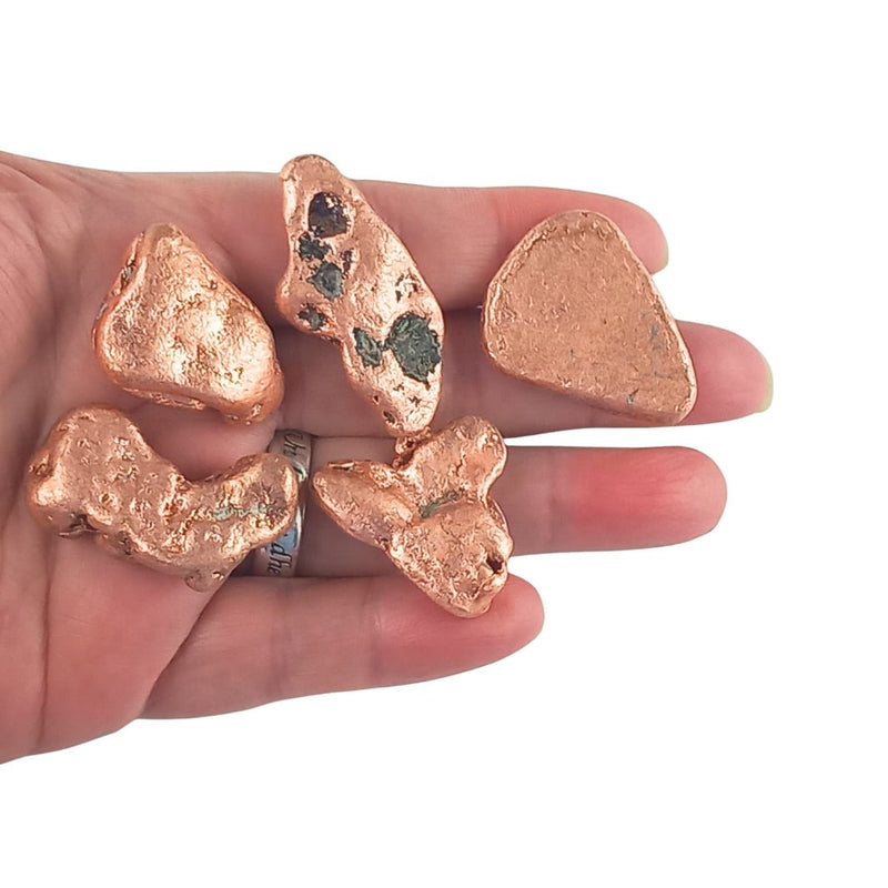 Copper Tumblestones / 11-40 grams / 2-3 cm / Copper Nuggets - TK Emporium