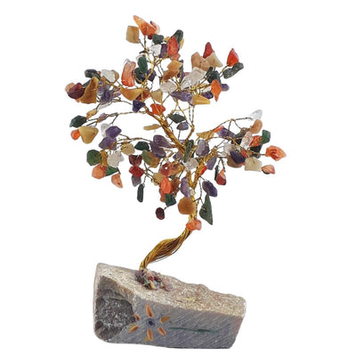 Crystal Gemstone Trees with 160 Stones - Choice of Stones & Colours - TK Emporium