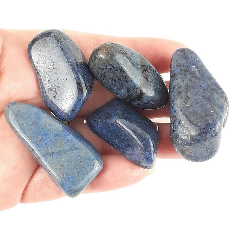 Dumortierite Crystal Tumblestones from Madagascar - Choice of Sizes - TK Emporium