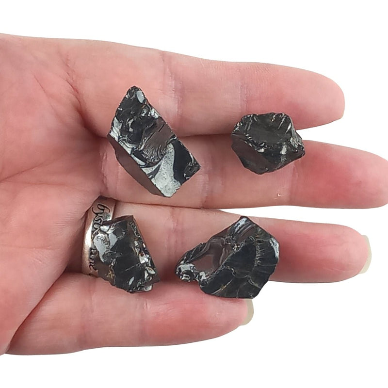 Elite Noble Shungite Raw, Rough, Natural Crystal Stones from Russia - TK Emporium