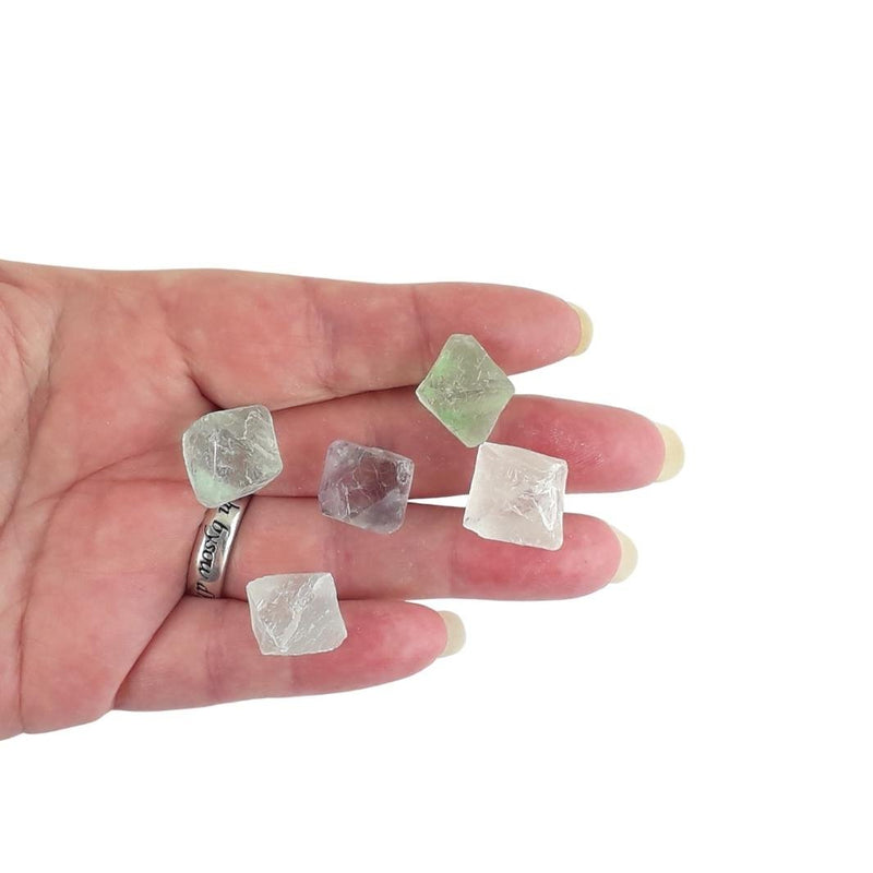 Fluorite Octahedral Rough, Natural Crystal Points - Choice of Sizes - TK Emporium
