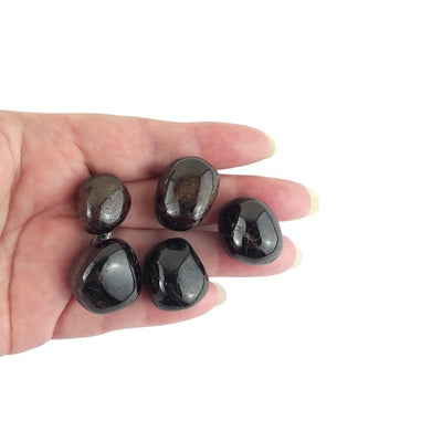 Garnet Dark Red Crystal Tumblestones from Brazil - Choice of Sizes - TK Emporium