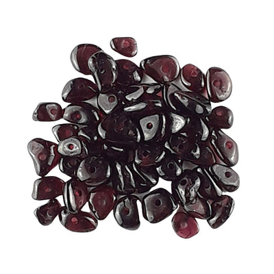 Garnet Gemstone Crystal Bead Chips - Full Strand or Bag of 50 Pieces - TK Emporium