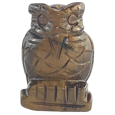 Gold Tigers Eye Owl - TK Emporium