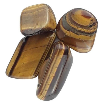 Gold Tigers Eye Tumblestones, Polished Tumbled Crystals - Size Choice - TK Emporium