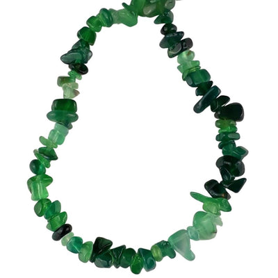 Green Agate A Grade Gemstone Bead Chips - Full Strand or 50 Pieces - TK Emporium