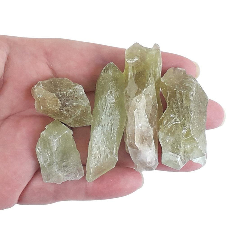 Green Calcite Rough Stones - TK Emporium