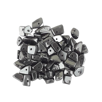 Hematite Grey Gemstone Bead Chips - Full Strand or Bag of 50 Pieces - TK Emporium