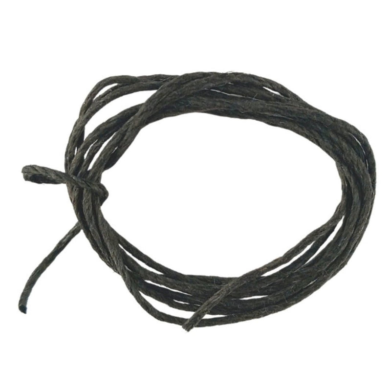 Hemp Cord 1 mm Dark Brown, Beadsmith Brand 100% Natural String - TK Emporium