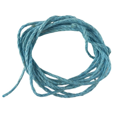 Hemp Cord 1 mm Pale Blue Colour, Beadsmith Brand 100% Natural String - TK Emporium