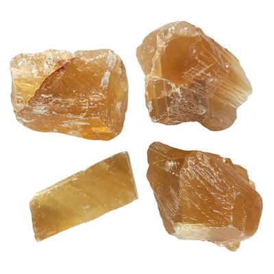 Honey Calcite Rough, Raw, Natural Crystal Stones from Mexico - TK Emporium