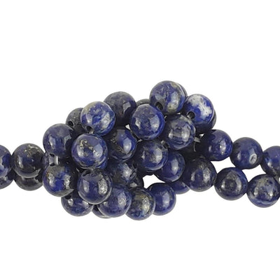 Lapis Lazuli Beads - 8mm - Large 2mm Hole - TK Emporium