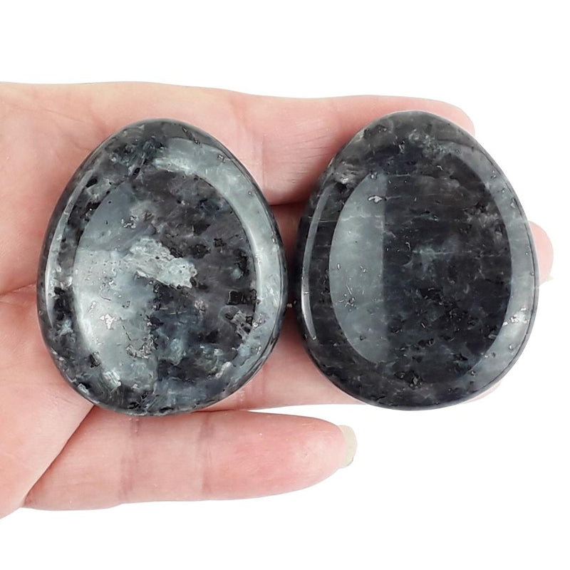 Larvikite (Norwegian Moonstone) Thumb / Worry Stones - TK Emporium
