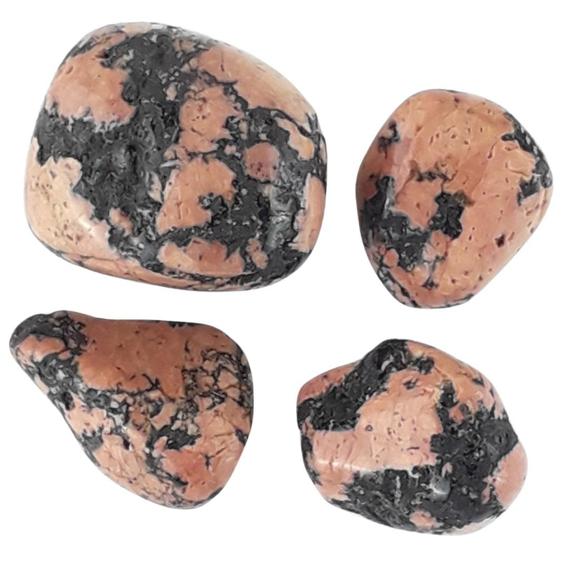 Luxullianite Crystal Polished Tumblestones from Cornwall, UK - TK Emporium