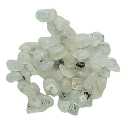 Moonstone A Grade Gemstone Bead Chips - Full Strand / Bag of 50 Pieces - TK Emporium