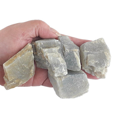 Moonstone Rough, Natural Crystal Stones from India - Choice of Sizes - TK Emporium