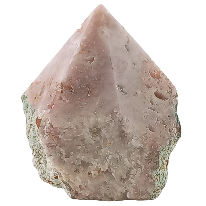 Pink Amethyst Cut Base Free Standing Crystal Point from Brazil - TK Emporium